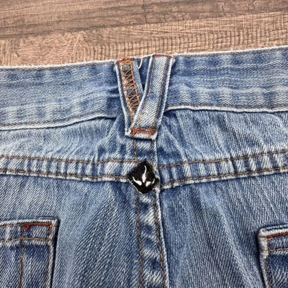 Prana Womens Jeans Size 4/23 Blue Skinny Low‎ Rise Crop Denim Short Inseam